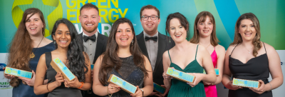 Dr Desen Kirli (front row, centre) pictured with other winners at the Scottish Renewables Young Professionals Green Energy Awards 2023 in Glasgow Dr Desen Kirli (front row, centre) pictured with other winners at the Scottish Renewables Young Professionals Green Energy Awards 2023 in Glasgow